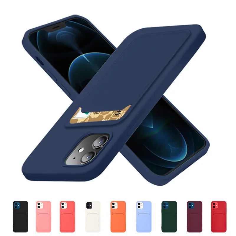 Candy Guard Silicone Wallet Case for iPhone