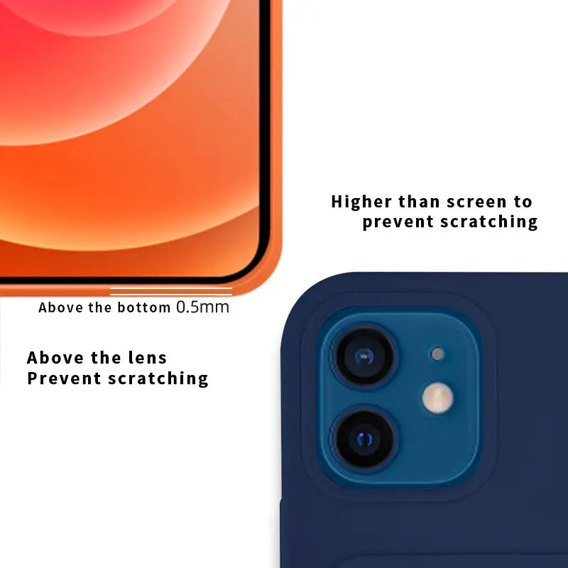 Candy Guard Silicone Wallet Case for iPhone