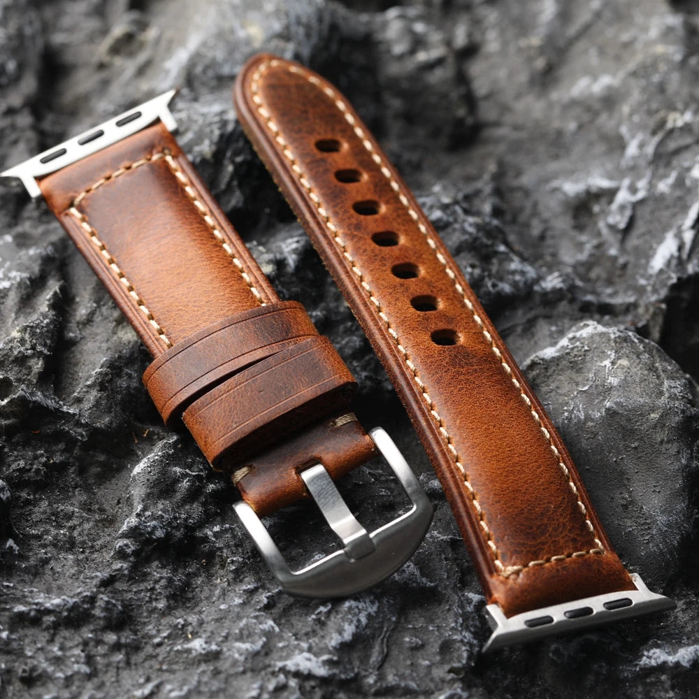 Terra Craft Leather Band for Apple Watch