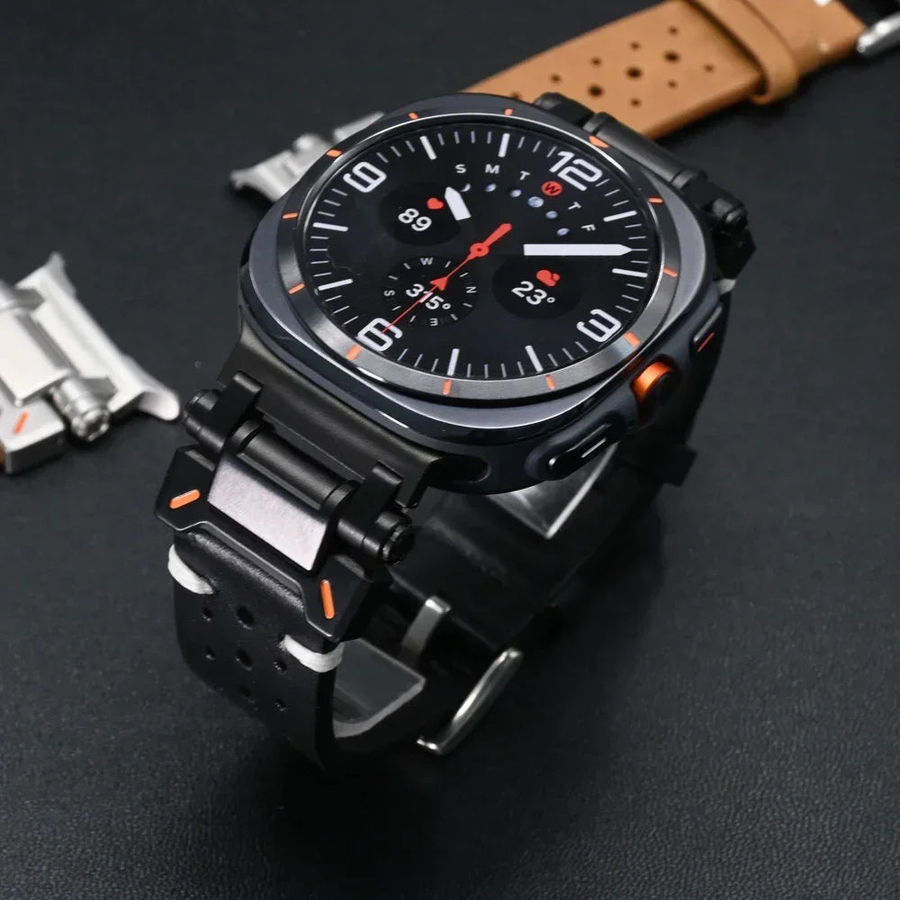 Prestige Craft Leather Band for Samsung Galaxy Watch 7 Ultra 47mm