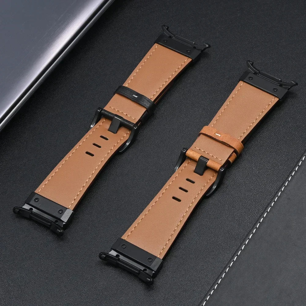 SwiftvFit Premium Leather Band for Samsung Galaxy Watch 7 Ultra 47mm