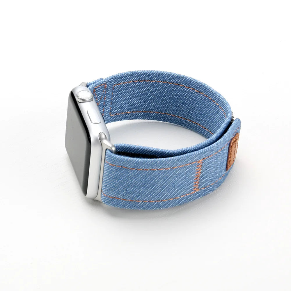 Denim Nylon Loop Band