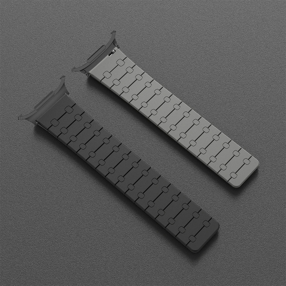 Magnet Flex Duo Silicone Band for Samsung Galaxy Watch 7 Ultra 47mm