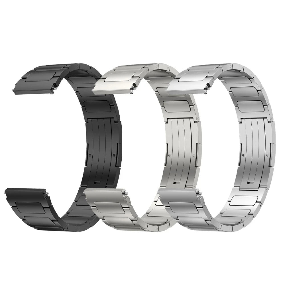 Titanium Steel Link Band for Samsung Watch 7 Ultra 47mm