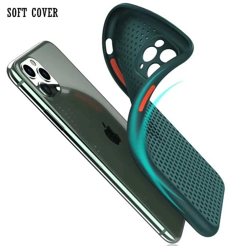 Cool Shell Heat-Control Soft Case for iPhone