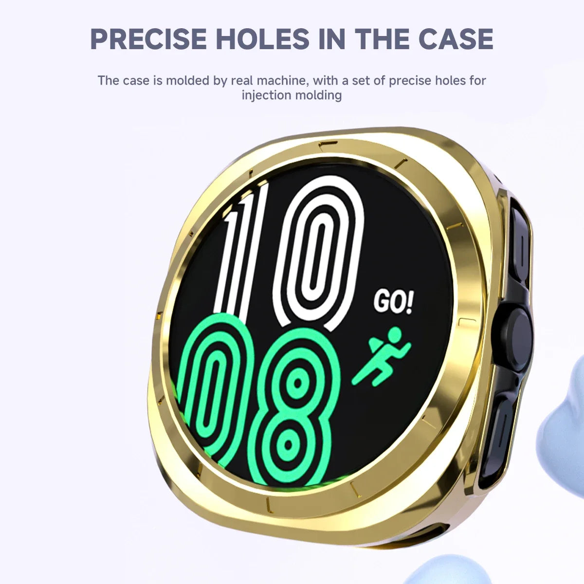 Aura Shield Electroplating Bumper for Galaxy Watch 7 Ultra