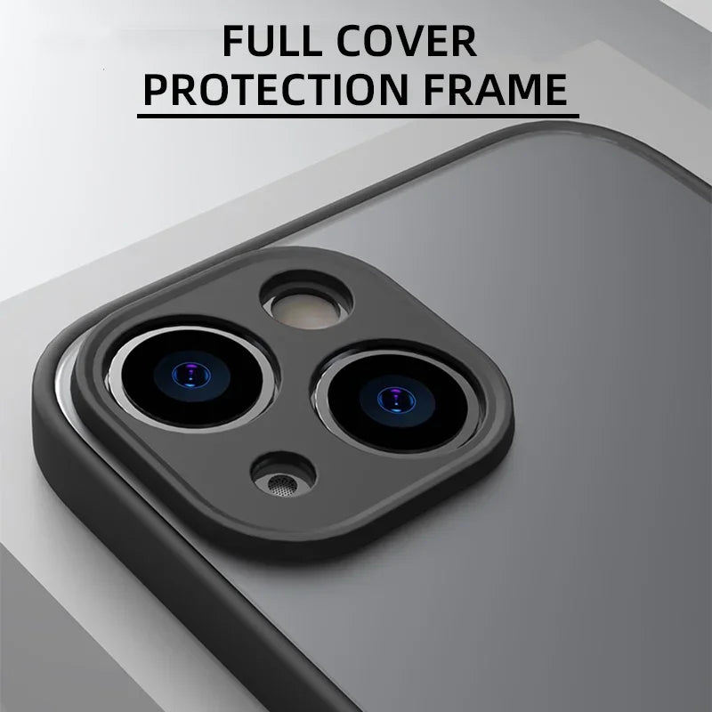 Mono Color Armor Matte Shockproof Case