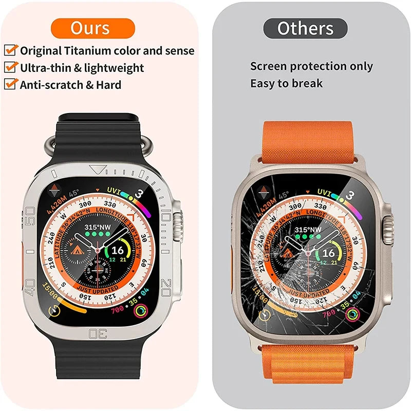 Bezel with Tempered Glass for Apple Watch Ultra 2 49mm