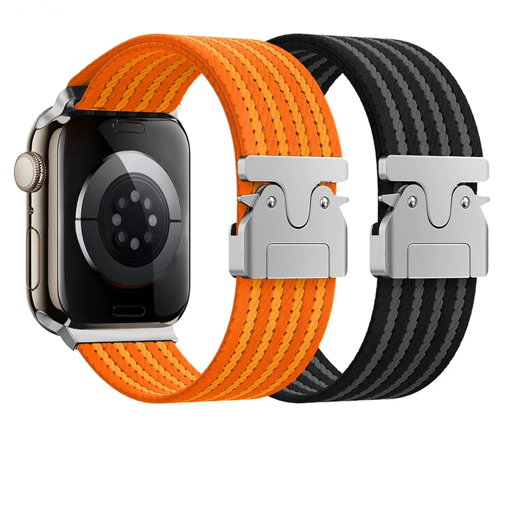 Seatbelt Buckle Fit Tactical Band for Apple Watch