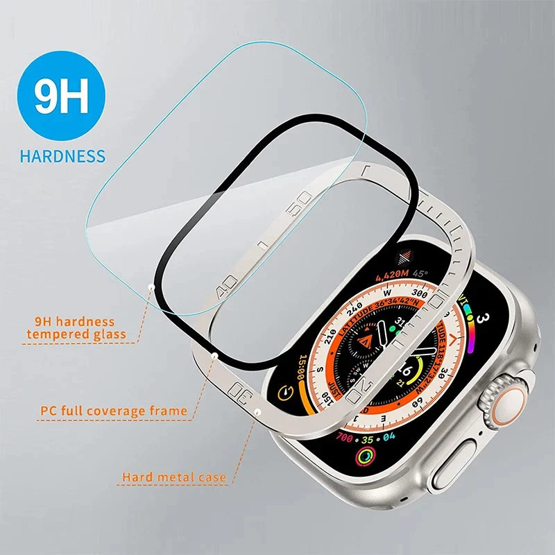 Bezel with Tempered Glass for Apple Watch Ultra 2 49mm