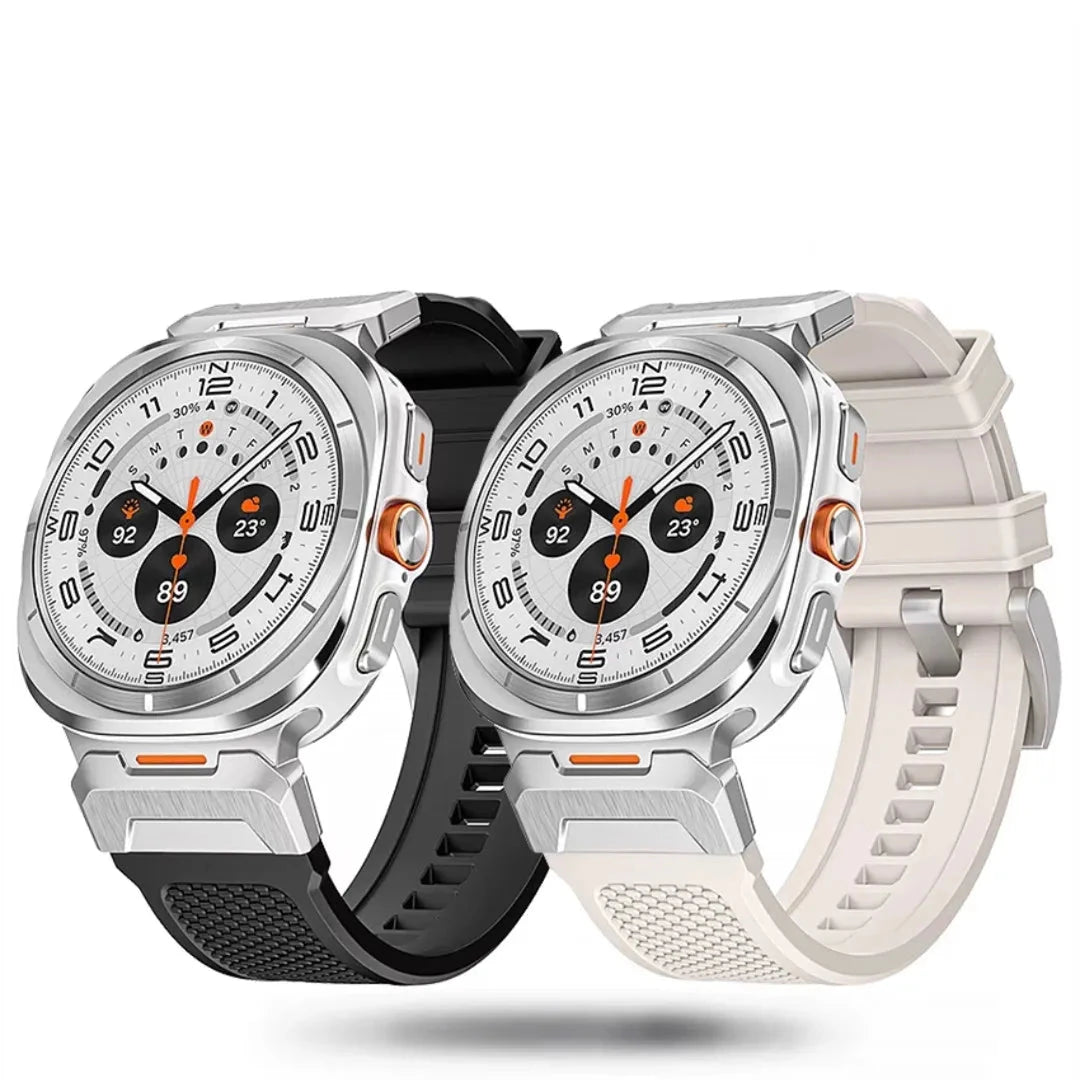 Tactical Grip Military Silicone Band for Samsung Galaxy Watch 7 Ultra 47mm