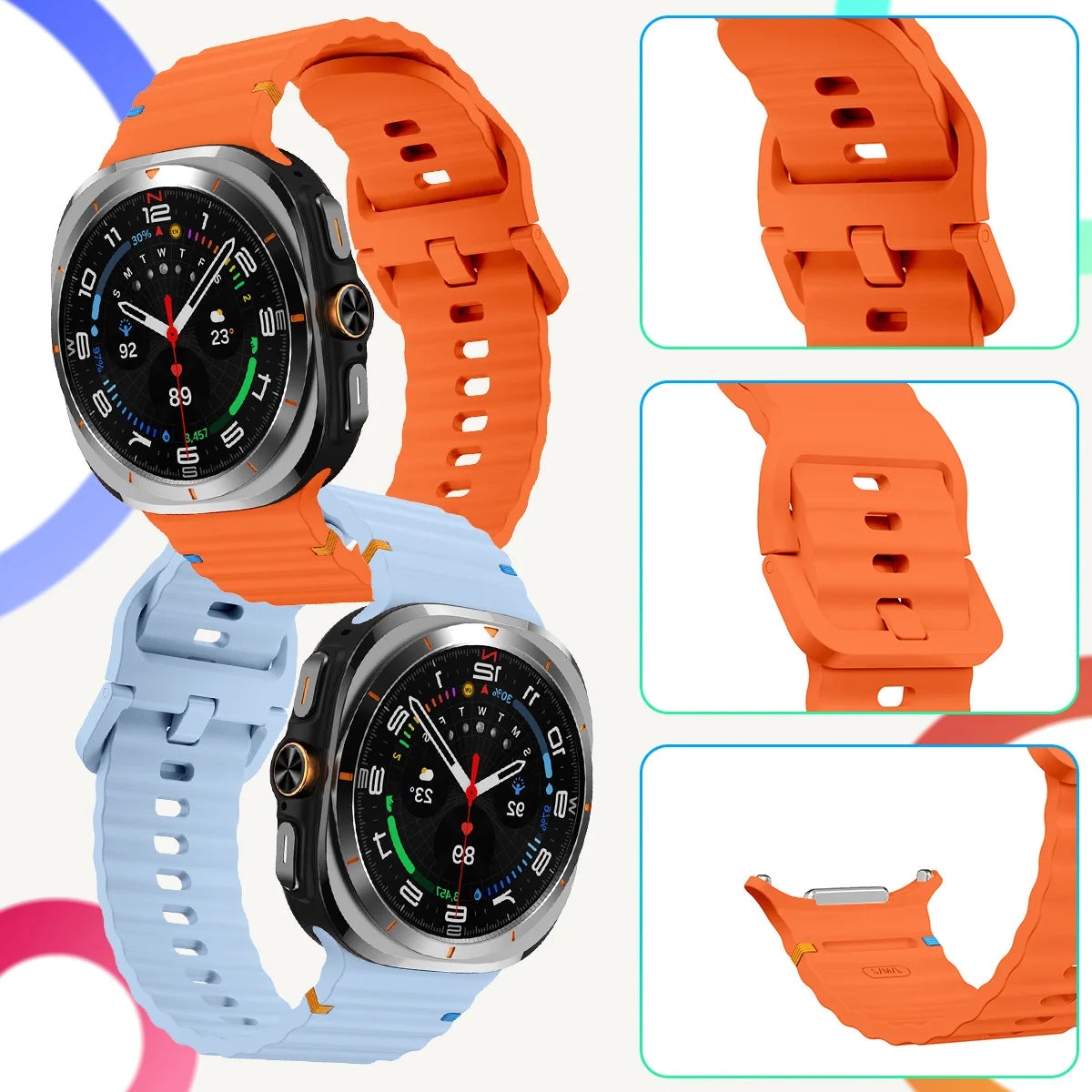 Pure Fit Silicone Band for Samsung Galaxy Watch