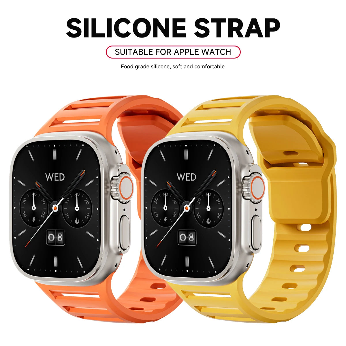 Slit Flex Silicone Band for Apple Watch