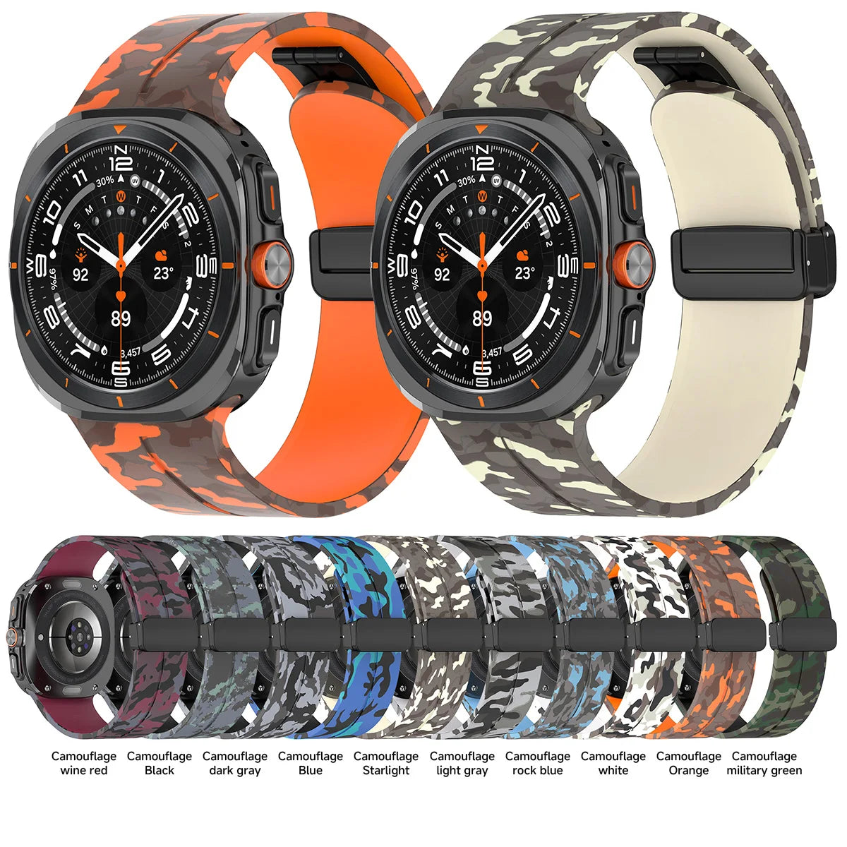 Camo Magnetic Band for Samsung Galaxy Watch 7 Ultra 47mm