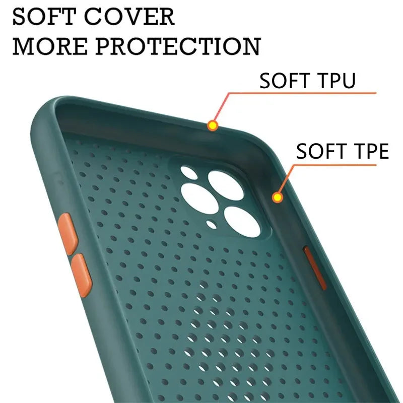 Cool Shell Heat-Control Soft Case for iPhone