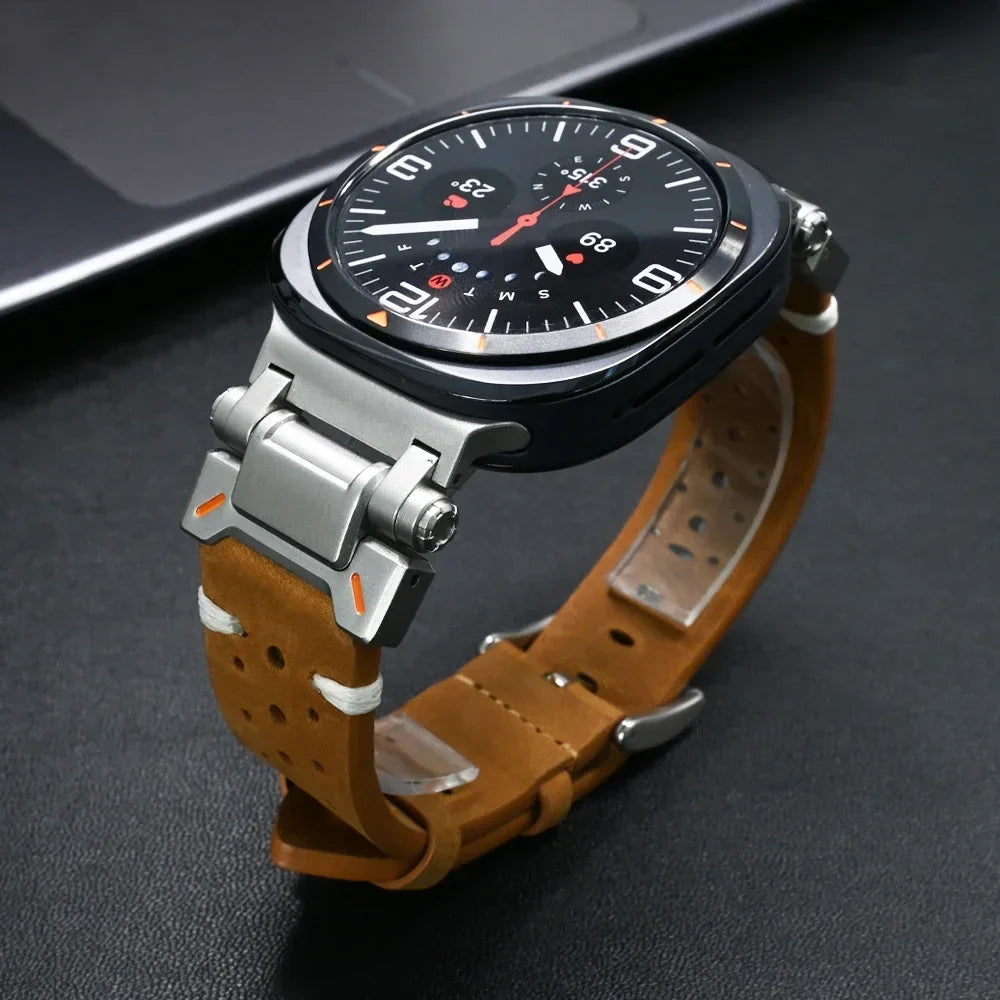 Prestige Craft Leather Band for Samsung Galaxy Watch 7 Ultra 47mm