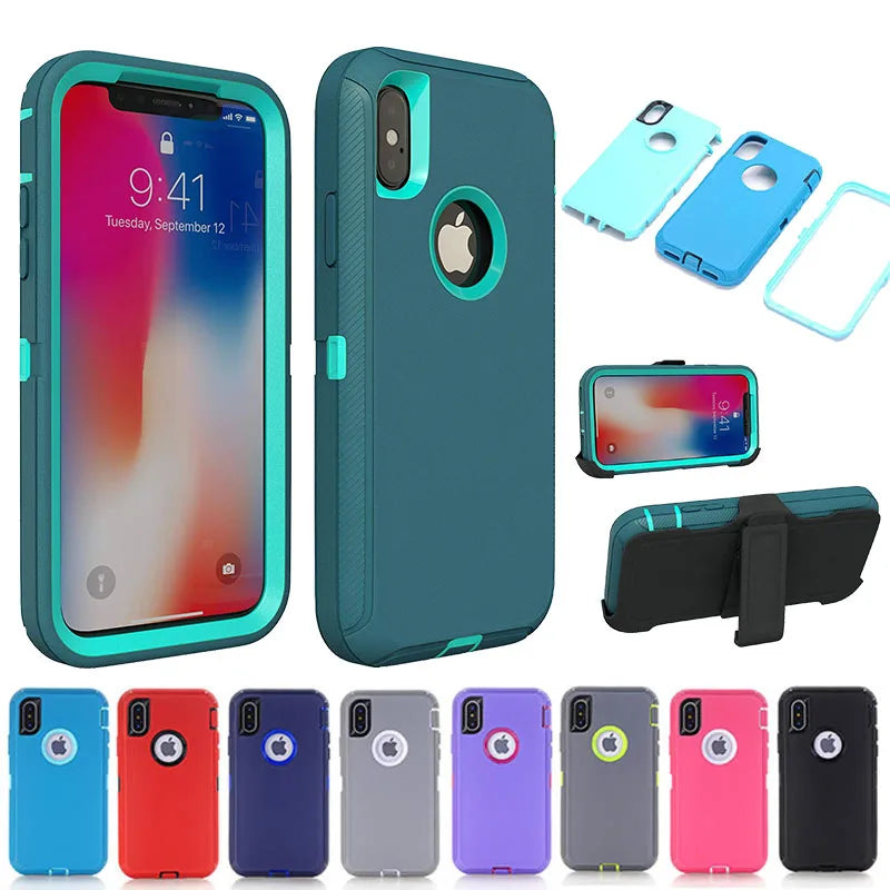 Titan Shield Hybrid Armor Case for iPhone