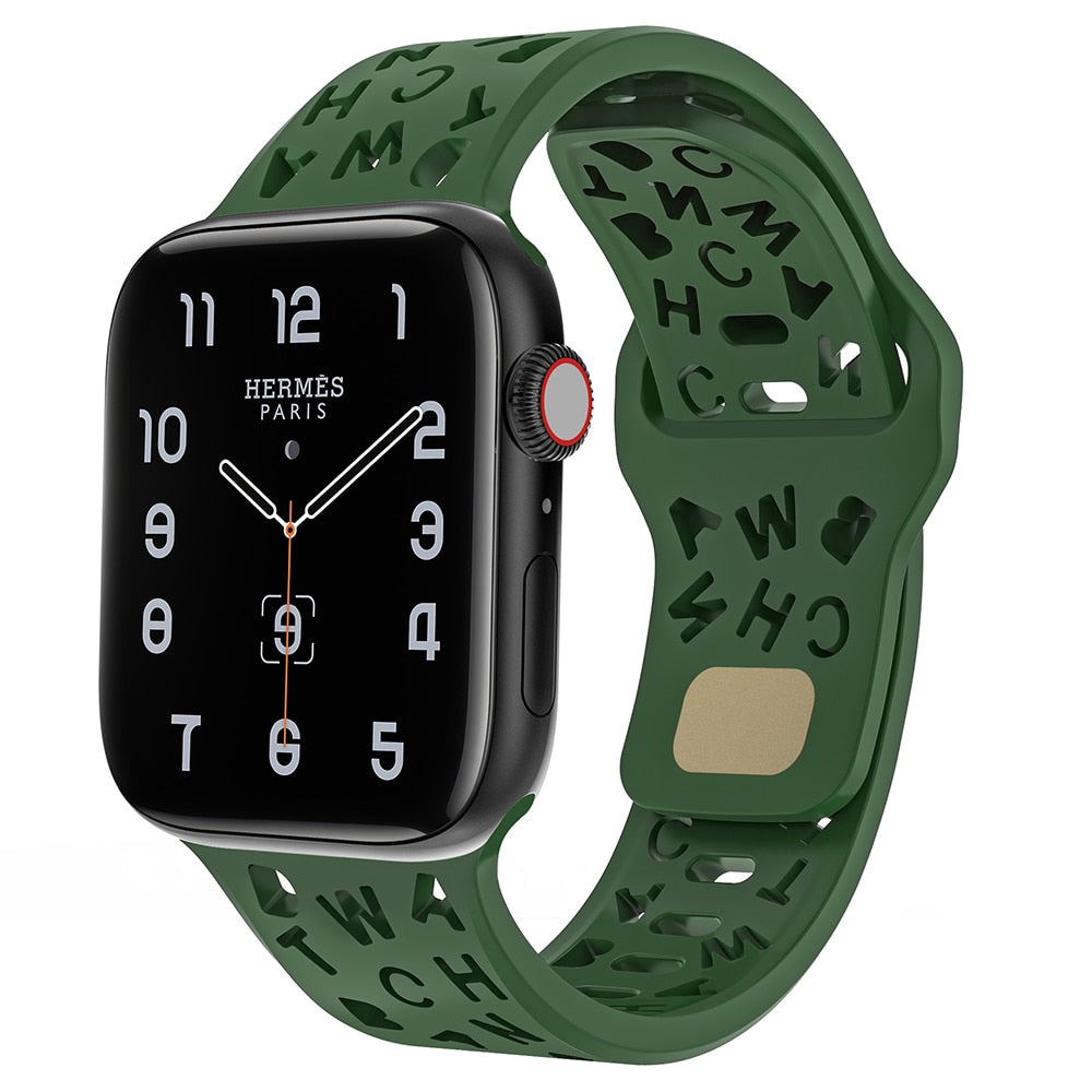 Alpha Band Silicone Band for Apple Watch