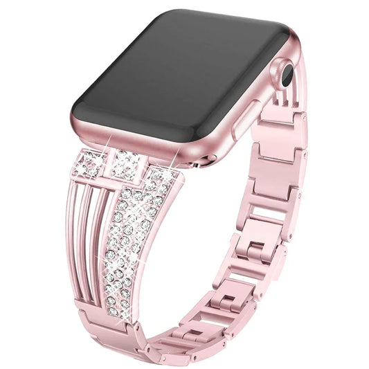 Crystal Detailing Metal Band for Apple Watch