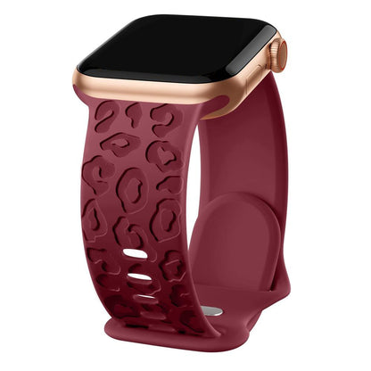 Wild Print Engraved Band for Apple Watch