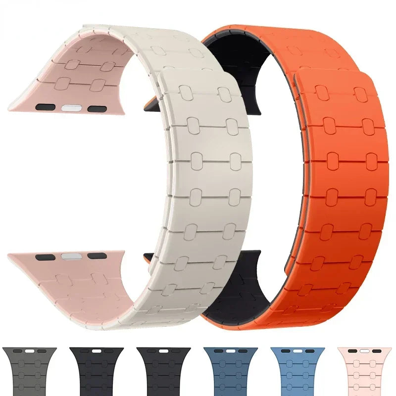 Silicone Magnetic Strap for Apple Watch