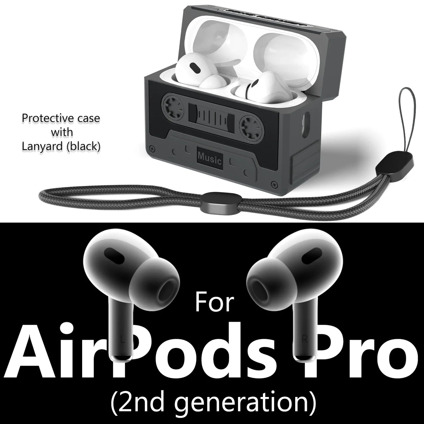 Retro Tape 3D Case for AirPods Pro