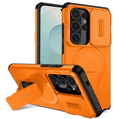 Lens Protector Phone Case for Samsung {Magnetic Kickstan)