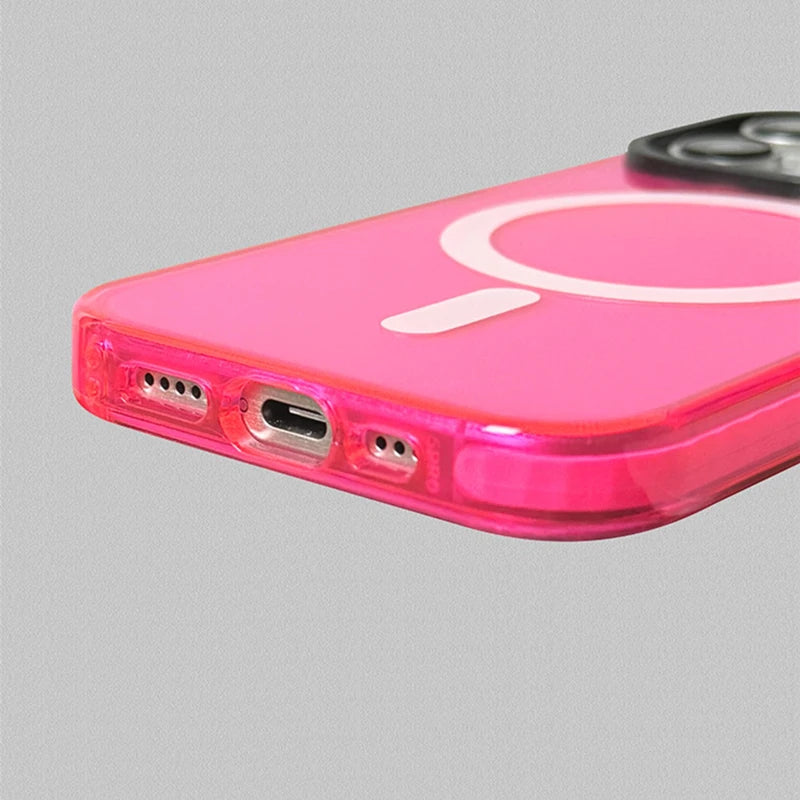 Neon Glow Transparent (MagSafe Phone Case)