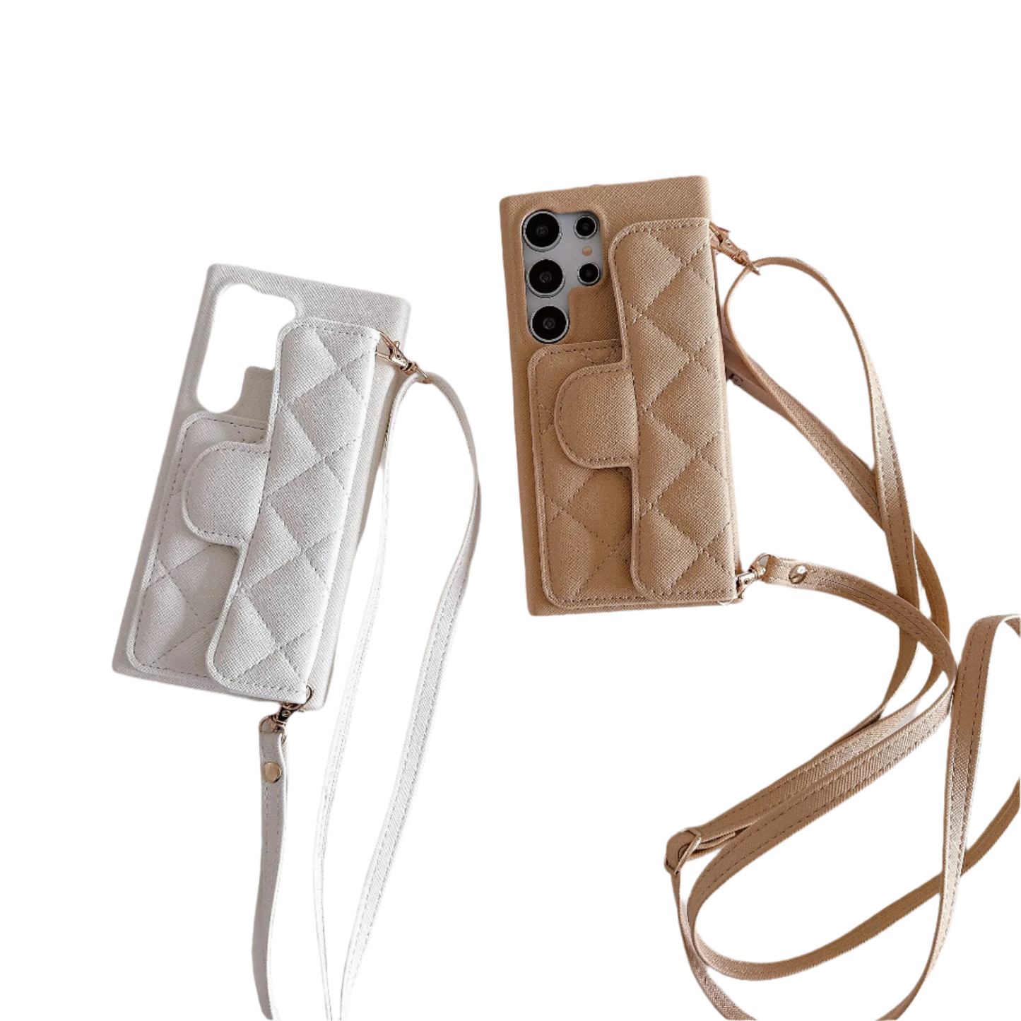 Crossbody Leather for Samsung Galaxy (With Lanyard)