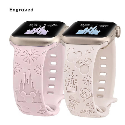 MagicBands Disney Embossed Silicone Strap for Apple Watch