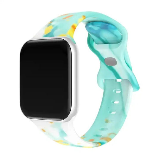 Colorful Marble Silicone Rubber Band for Apple Watch
