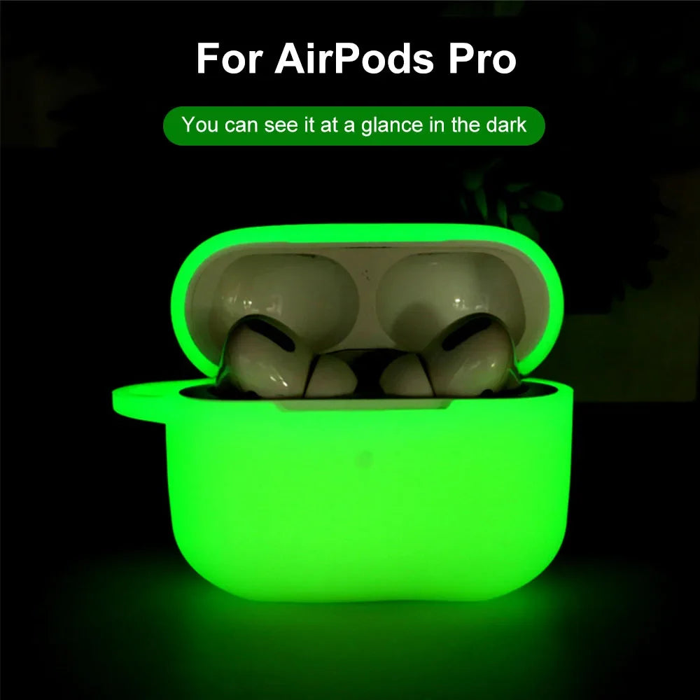 Protective Luminous Silicone Case for AirPods (Glowing in Dark)