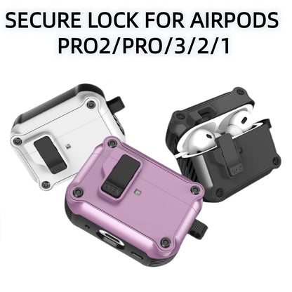 Security Lock Cover for AirPods (Shockproof Cover)