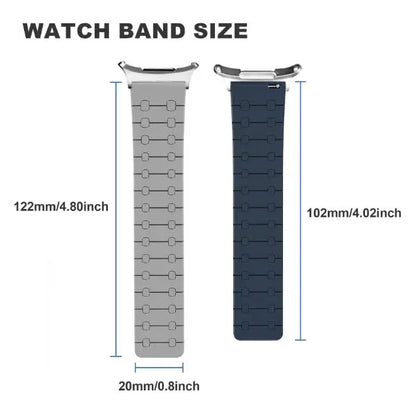 Solid Pure Fit Minimalist Silicone Watch Band