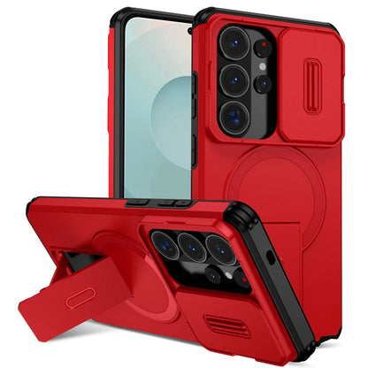 Lens Protector Phone Case for Samsung {Magnetic Kickstan)