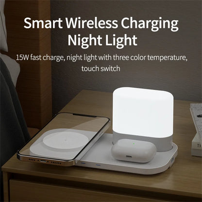 GlowCharge Wireless Dock with Ambient Night Light