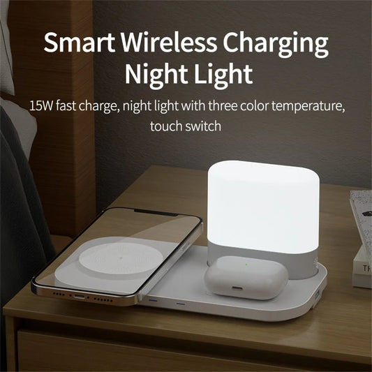GlowCharge Wireless Dock with Ambient Night Light