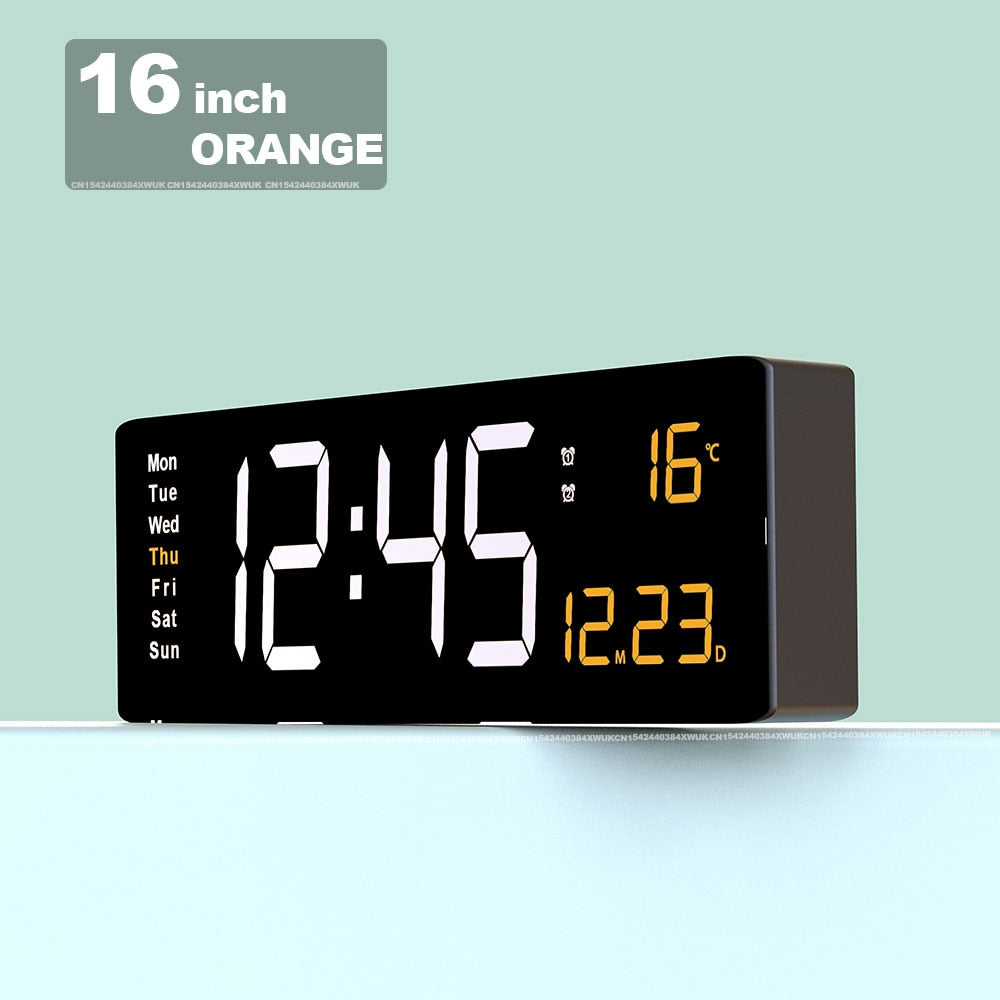 Modern Digital Wall Clock