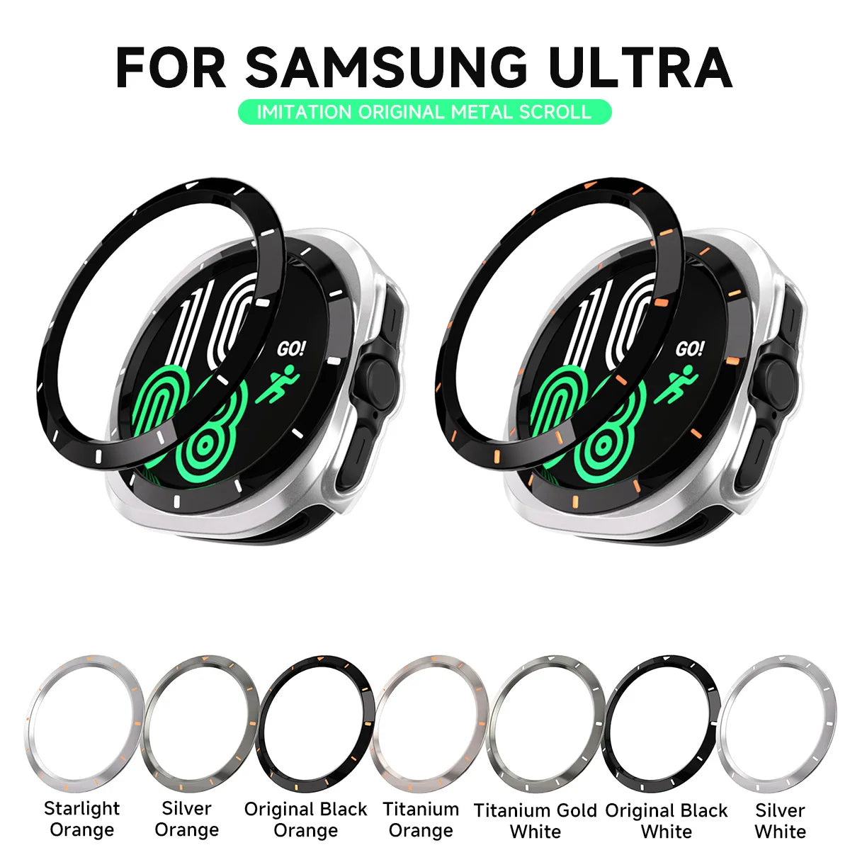 Bezel Guard Metal Bumper Case for Samsung Watch