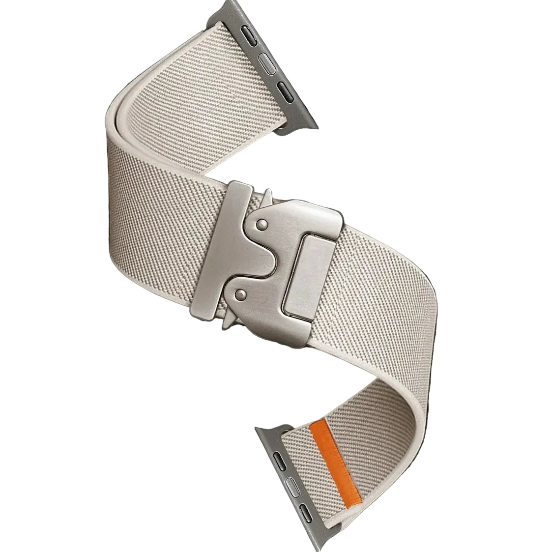 Braided Elastic Nylon Strap for Apple Watch (Titanium Buckle)