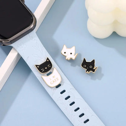 Purrfect Gold Charm for Smartwatch Band