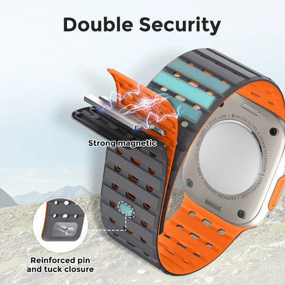 Magnetic Duo Silicone Band for Apple Watch