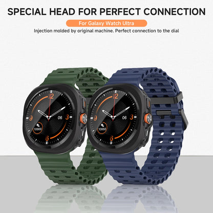 Case & Strap for Samsung Galaxy Watch 7 Ultra 47mm (Silicone Band) Protective Cover