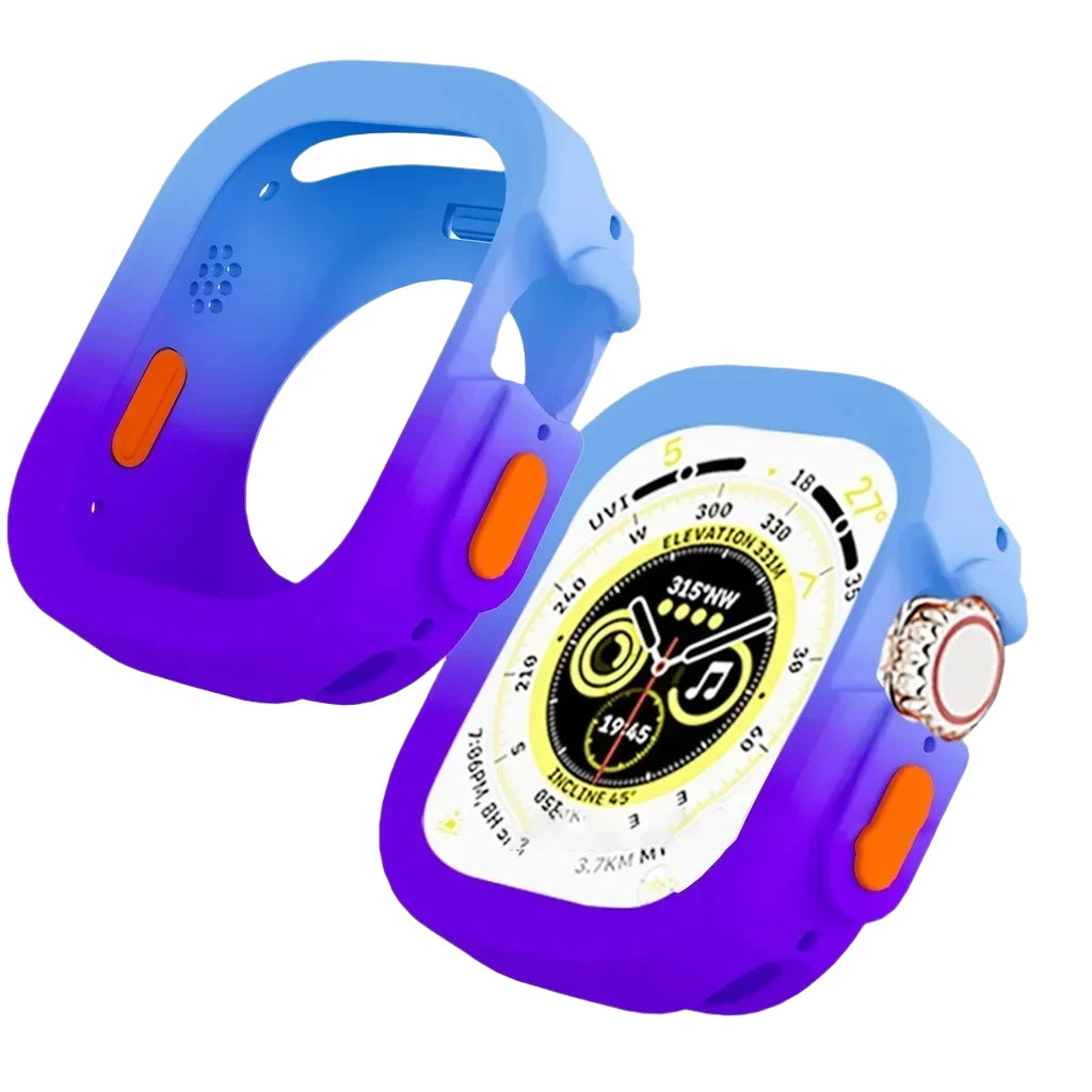 Bright Color Gradient Bumper for Apple Watch