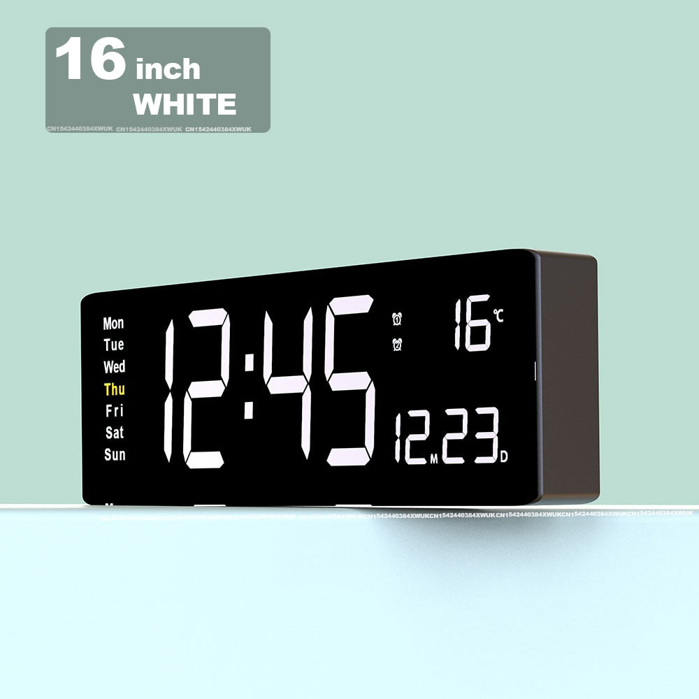 Modern Digital Wall Clock