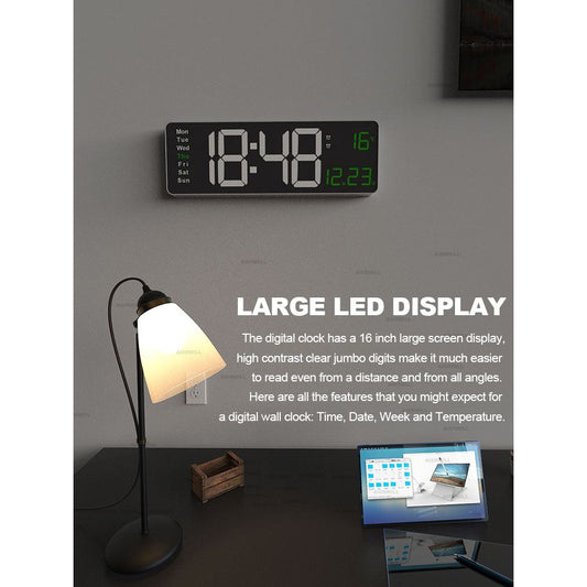 Modern Digital Wall Clock