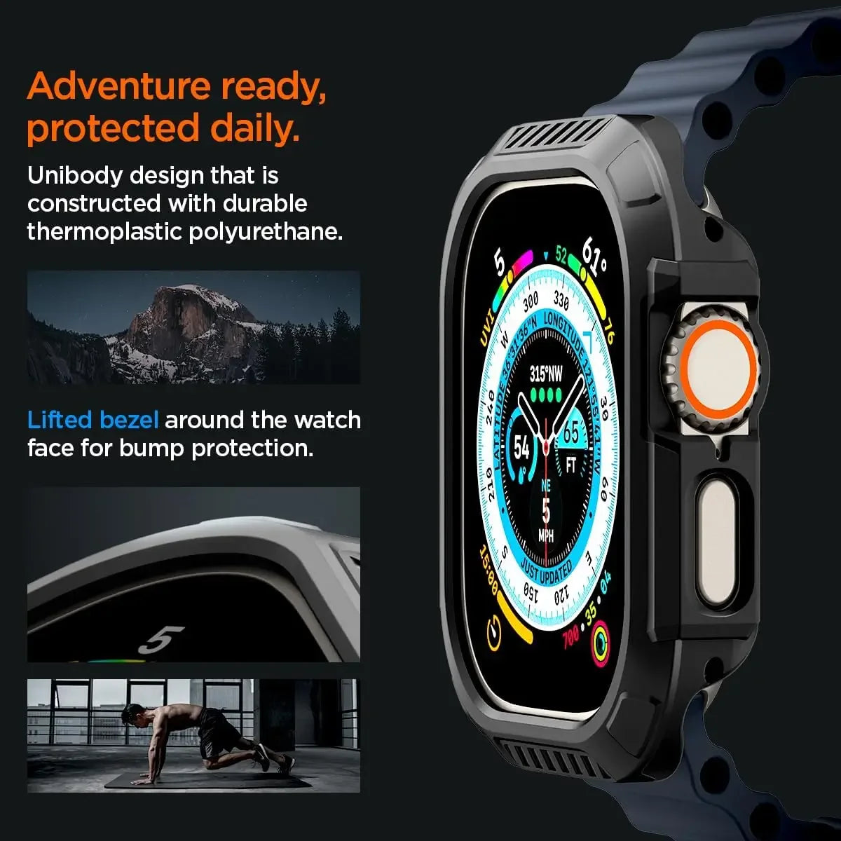 LockFit Secure Case for Apple Watch Ultra 49mm