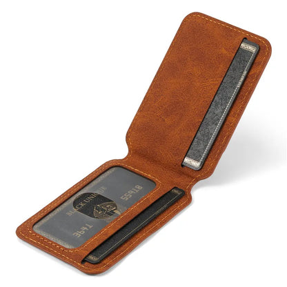 Leather Magnetic Pocket Wallet Phone Case for Samsung Galaxy