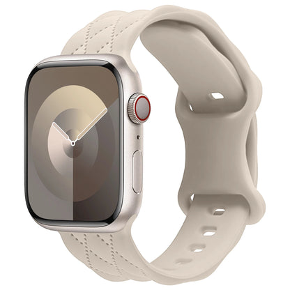 Quilt Design Silicone Band for Apple Watch