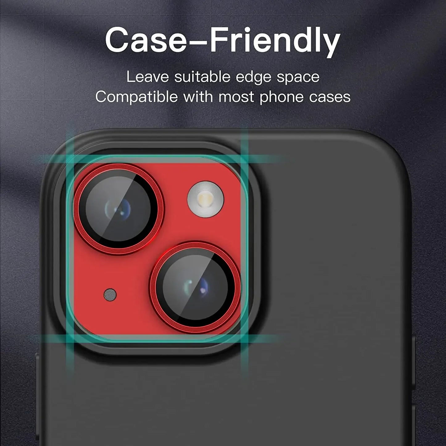 LensGuard 3D Tempered Glass Camera Protector for iPhone